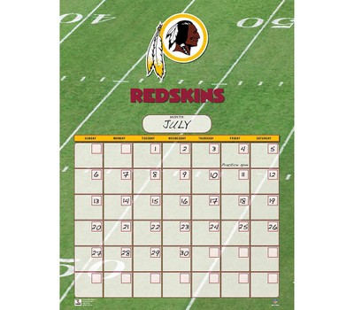 Washington Redskins Calendar Washington Redskins Calendar