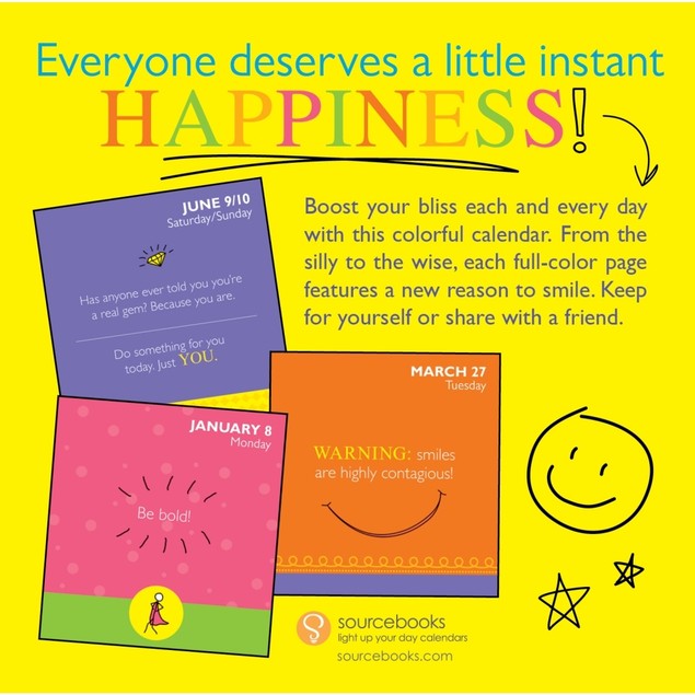 Instant Happy Notes Desk Calendar Tanga