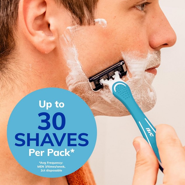 BIC EasyRinse Sensitive 4-Blade Disposable Razors, 2 ct (Pack of 4) - Tanga