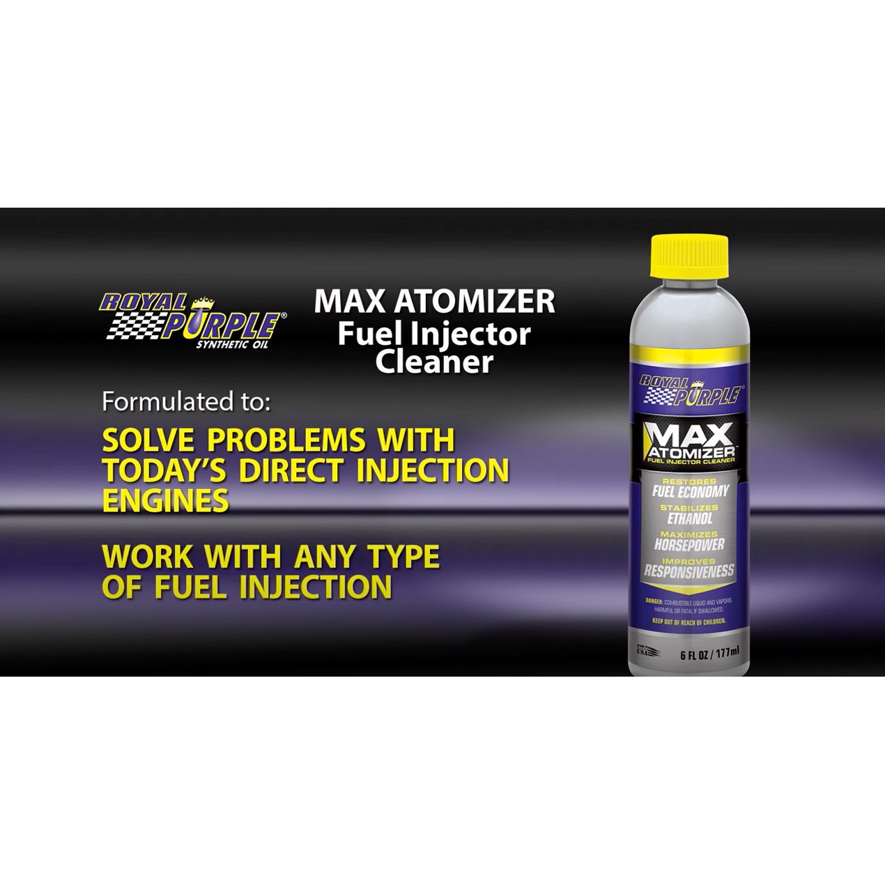 Atomizer Cleaner 12-PACK Royal Purple 18000 Max Atomizer Fuel Injector Cleaner - 6 oz ...
