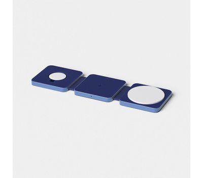 Qi2 Wireless 3-in-1 Folding Charging Pad - Future Dusk - heyday Dark Blue