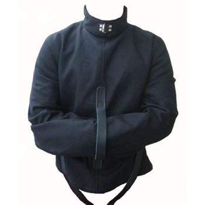 Strict Leather Black Canvas Straitjacket Small - Tanga