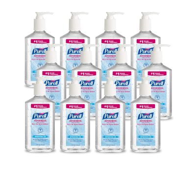 Purell Fresh Scent Gel Advanced Hand Sanitizer 12 oz - Pack of 12