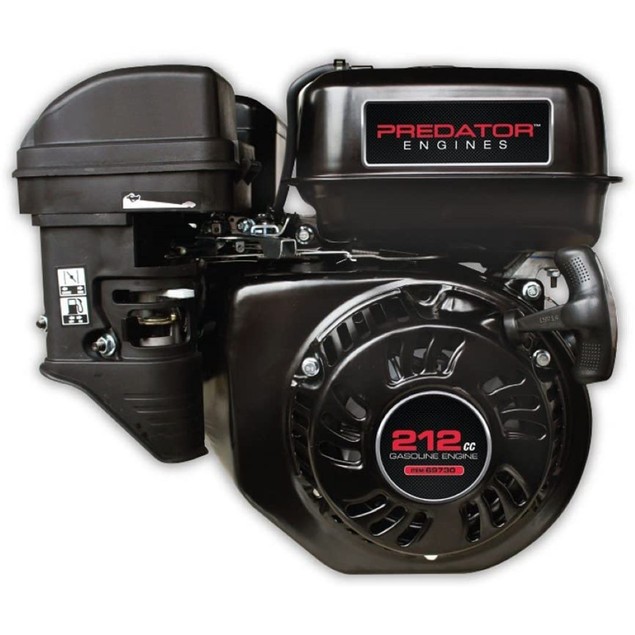 Predator 6.5 HP 212cc OHV Horizontal Shaft Gas Engine, Recoil Start ...