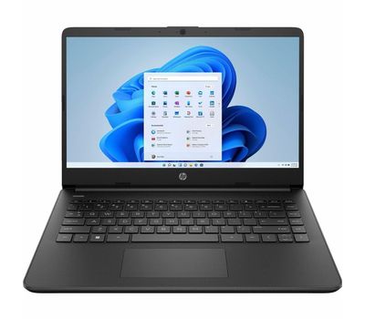HP 14-DQ 14" HD Laptop | Intel N150 | 4GB | 128GB | Windows 11 | Black