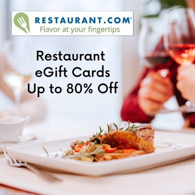 Restaurant.com $25 eGift Card for Only $5