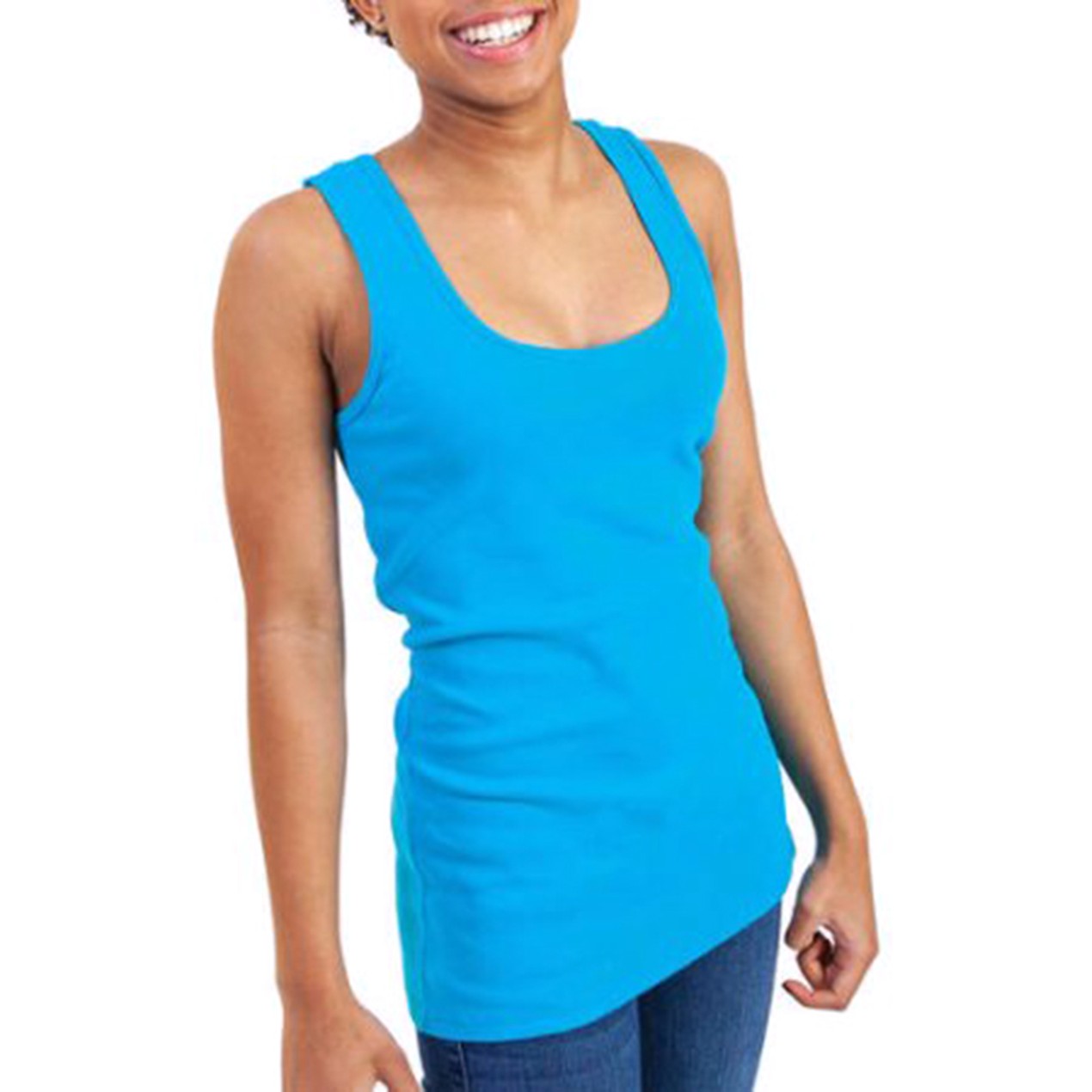 6-Pack: Gildan Women's Ribbed 100% Cotton Tank Top - BelleChic