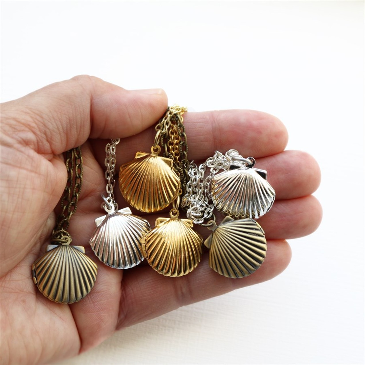 Sea Shell Locket - BelleChic