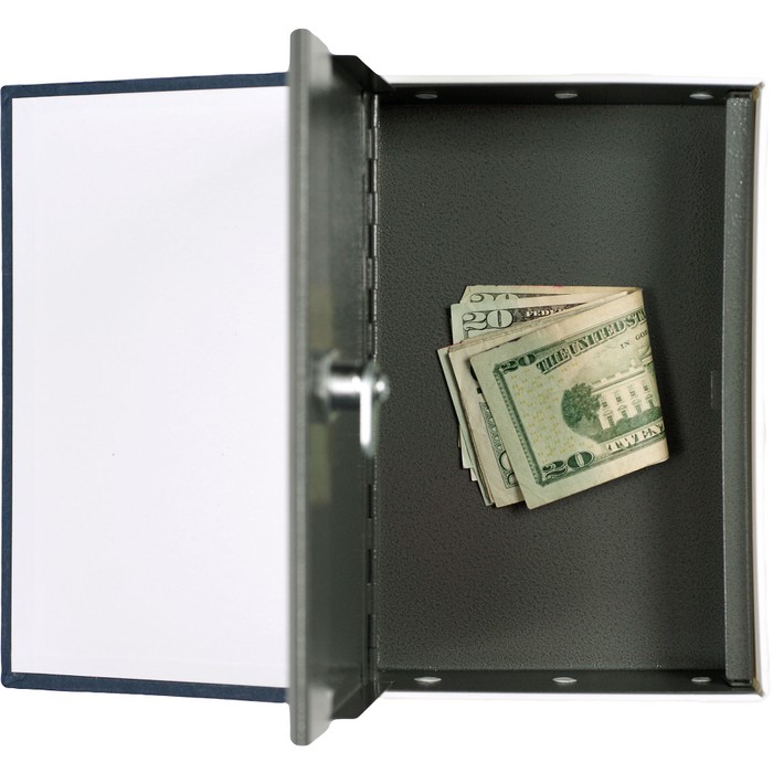 Dictionary Diversion Book Safe w/ Key Lock - Metal - Tanga dictionary metal book safe