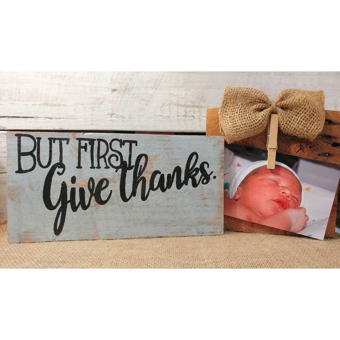 But First Pallet Board Signs - BelleChic