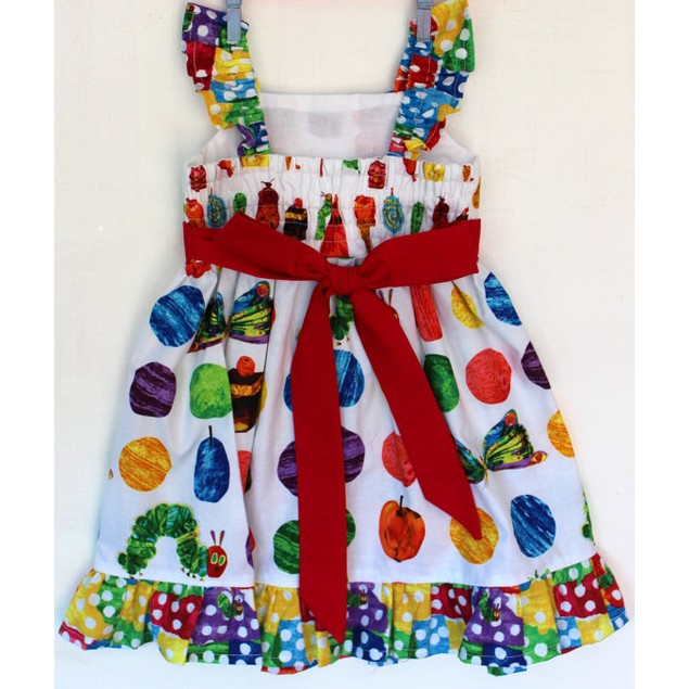 Girls Very Hungry Caterpillar Dress - BelleChic