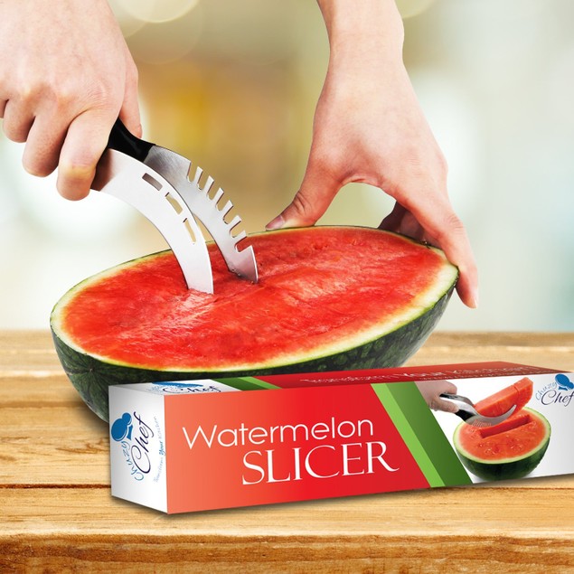 Chuzy Chef® Watermelon Slicer Corer & Server - BelleChic