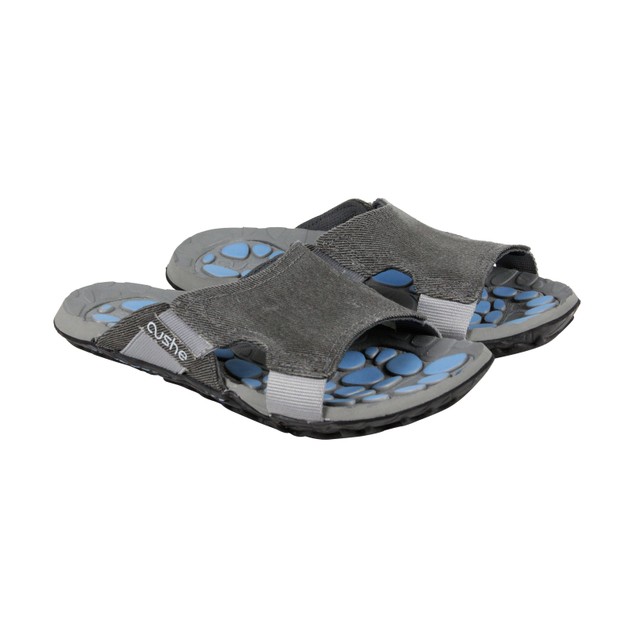 Cushe Mens Evo Slide Canvas Sandals Shoes Tanga