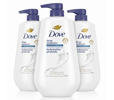 Dove Body Wash with Pump & Skin Natural Nourishers – 30.6 oz (3-Pack)