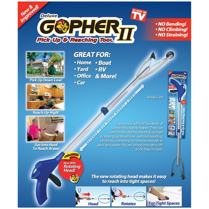 As Seen on TV Gopher II Pick-Up and Reaching Tool - Tanga