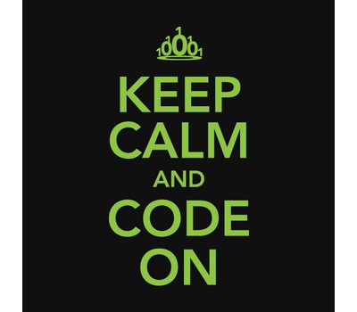 Keep Calm and Code On T-Shirt - Tanga