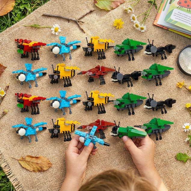 24pcs Insect Mini Building Blocks Set for Kids Ages 3+ - Tanga