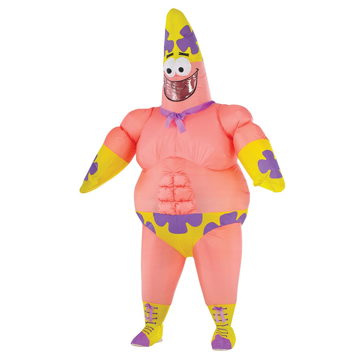 Patrick Inflatable Pirate Mens Patrick Star Inflatable Mr. Awesomeness Standard Costume - Tanga