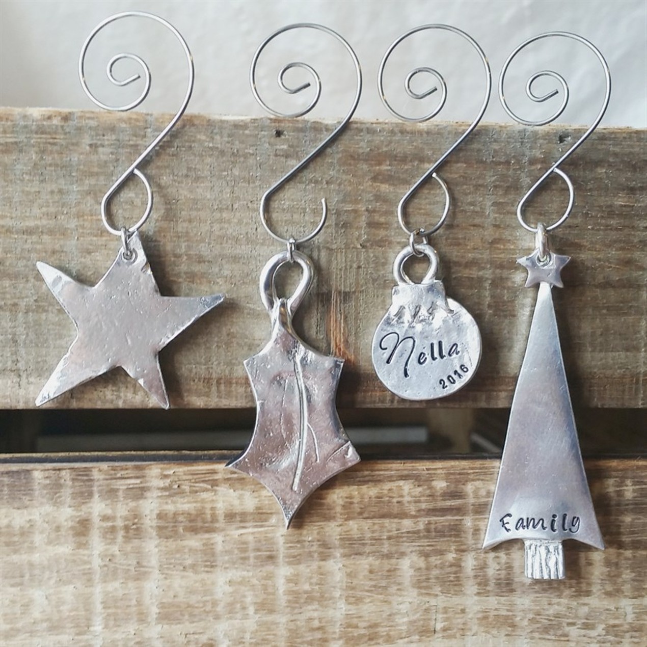 Personalized Pewter Christmas Ornaments BelleChic Personalized Pewter Christmas Ornaments BelleChic