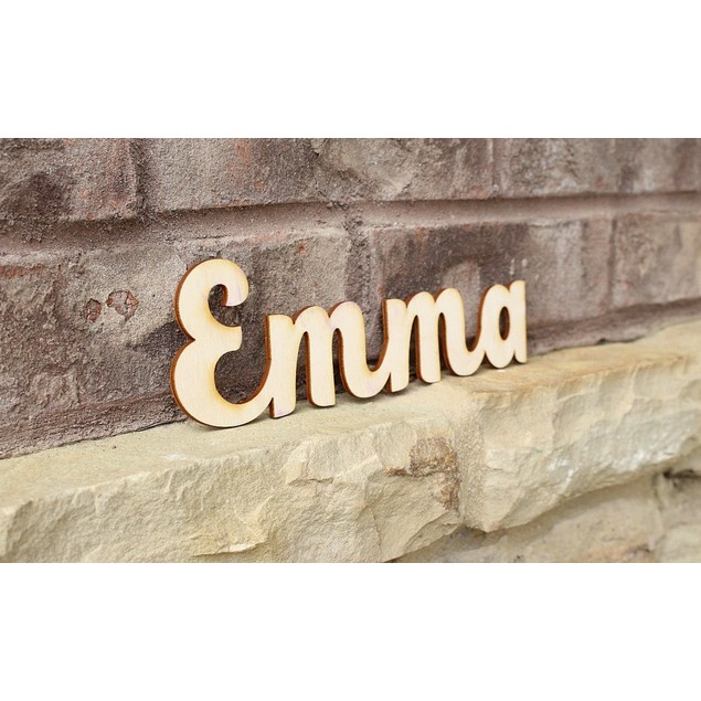 Laser Cut Personalized Wood Name Signs BelleChic laser-cut-personalized-wood-name-signs-bellechic
