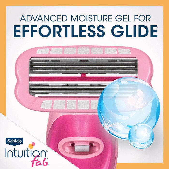 Schick Intuition FAB Refill Razor Blade Cartridges - 8 Count - Tanga