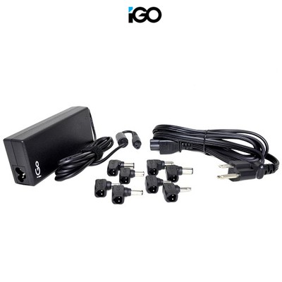 iGo 90W Universal Notebook AC Power Adapter w/Power Tips - (Black) - Tanga