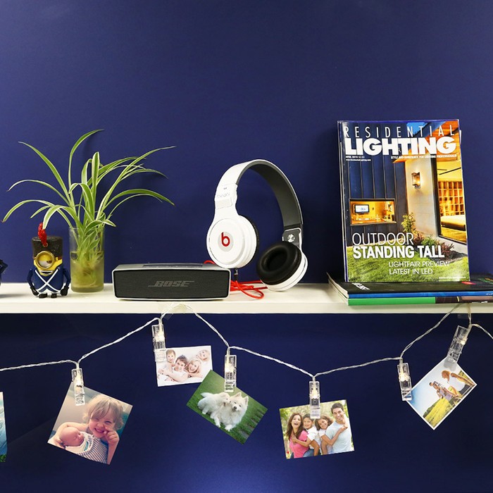 LED Photo Clip String Lights, USB Powered - 20 Photo Clips - Tanga
