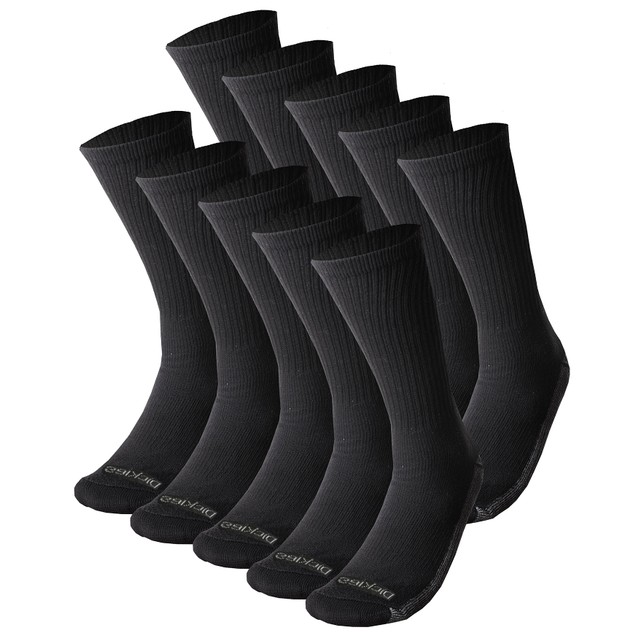 5 Pairs Dickies Heavyweight Dri-Tech Compression Work Socks - Tanga