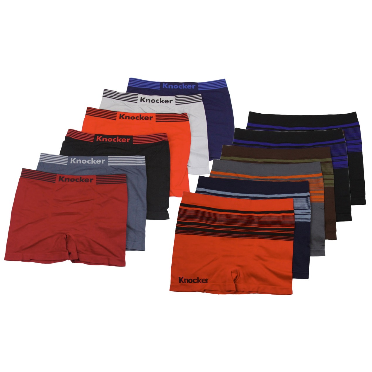 Men's Seamless Microfiber Boxer Briefs (6-Pack) - Tanga