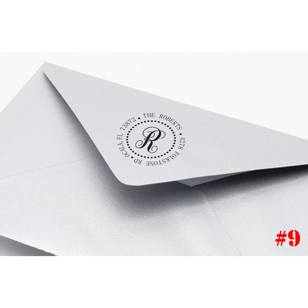 Personalized Return Address Stamp - 24 Designs! - BelleChic