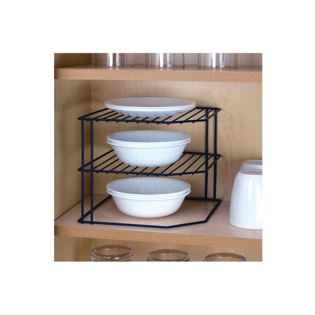 3 Tier Kitchen Cabinet Countertop Corner Rack - Tanga