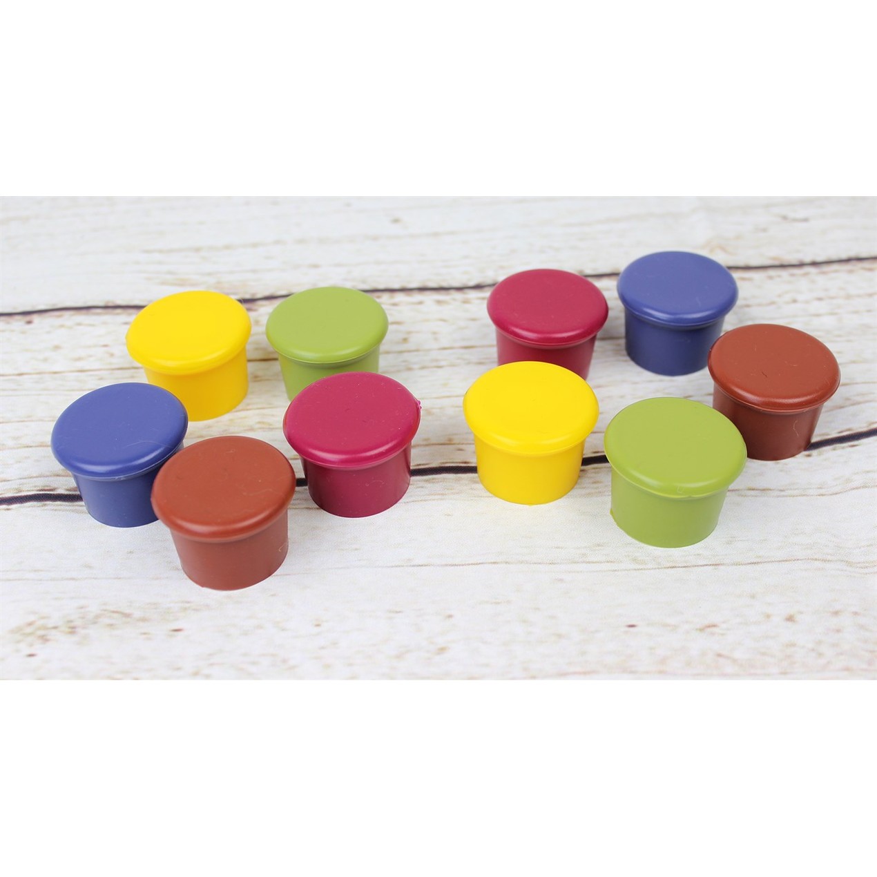 2-Pack Colorful Wine Bottle Caps - BelleChic