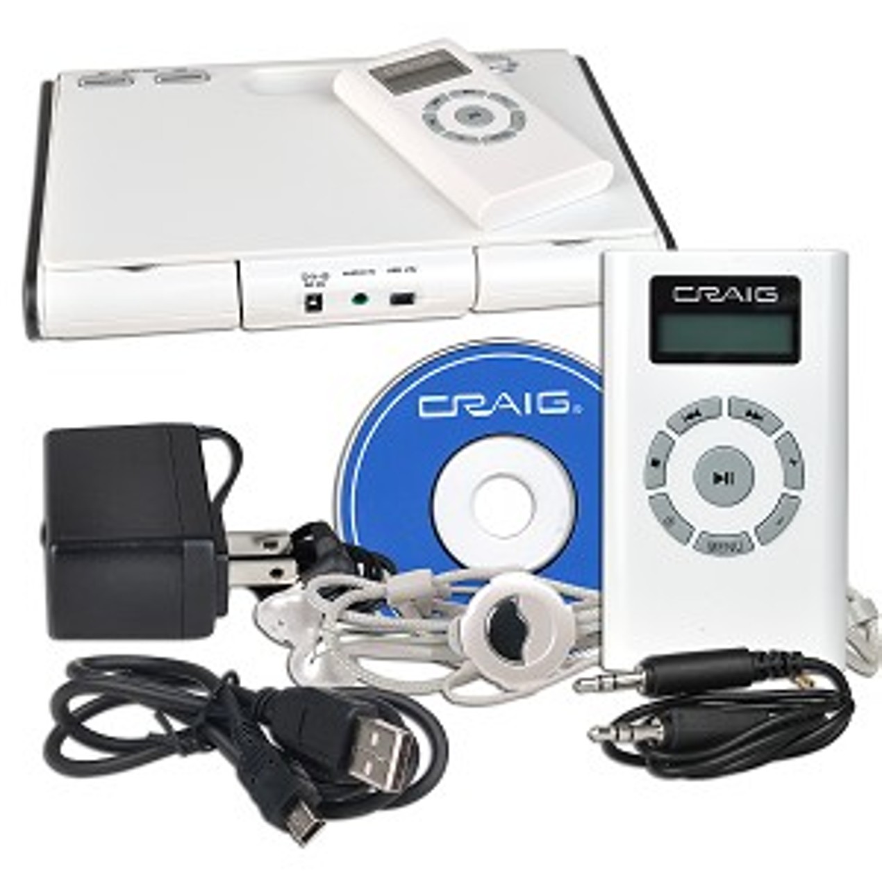 Craig 512MB USB MP3 Digital Music Player Portable Foldable Speakers craig-512mb-usb-mp3-digital-music-player-portable-foldable-speakers