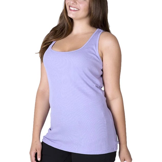 8-Pack: Plus Size Racerback Ribbed Layering Tank Tops - Tanga