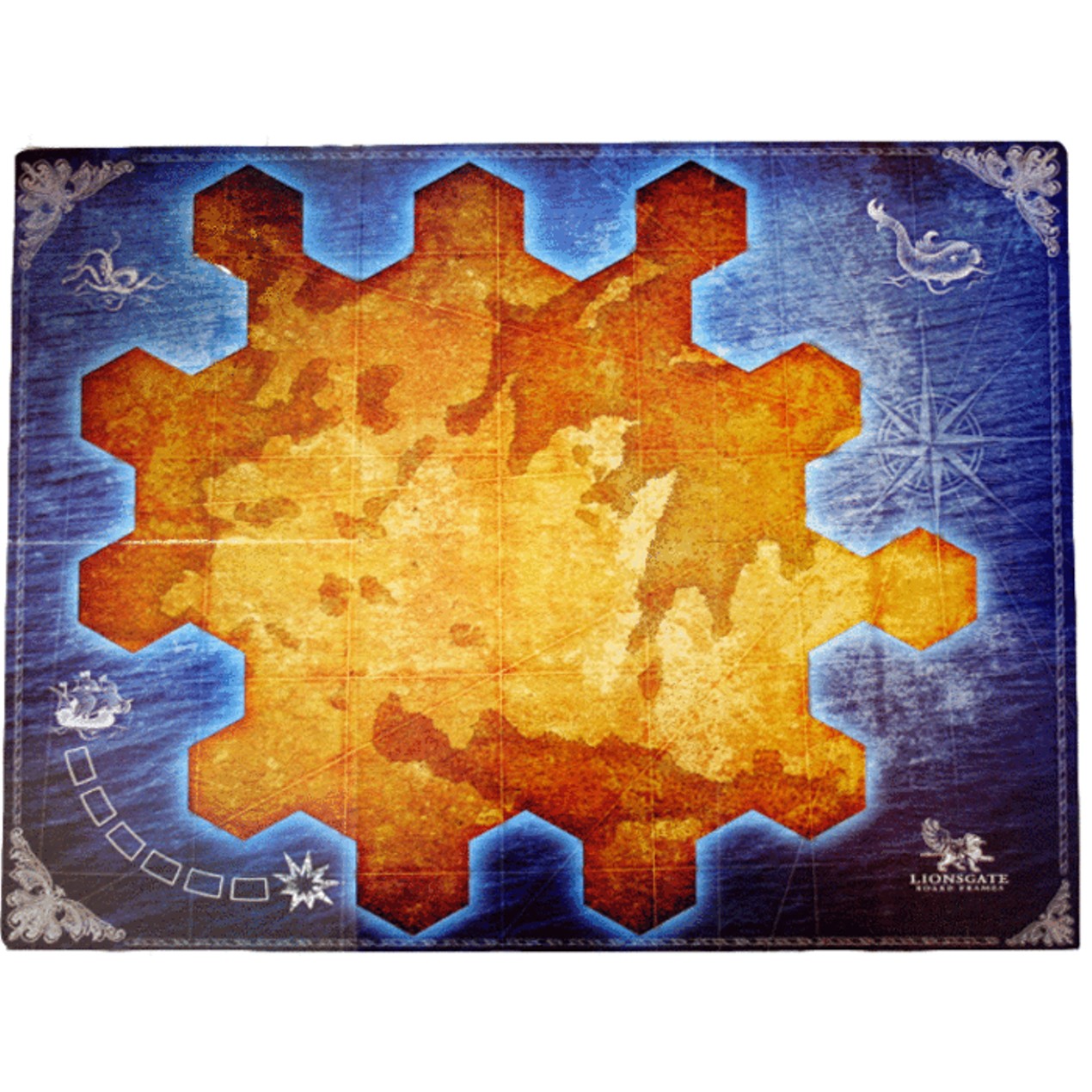 YuCatan Board for The Settlers of Catan Game + 100 Sleeves Tanga