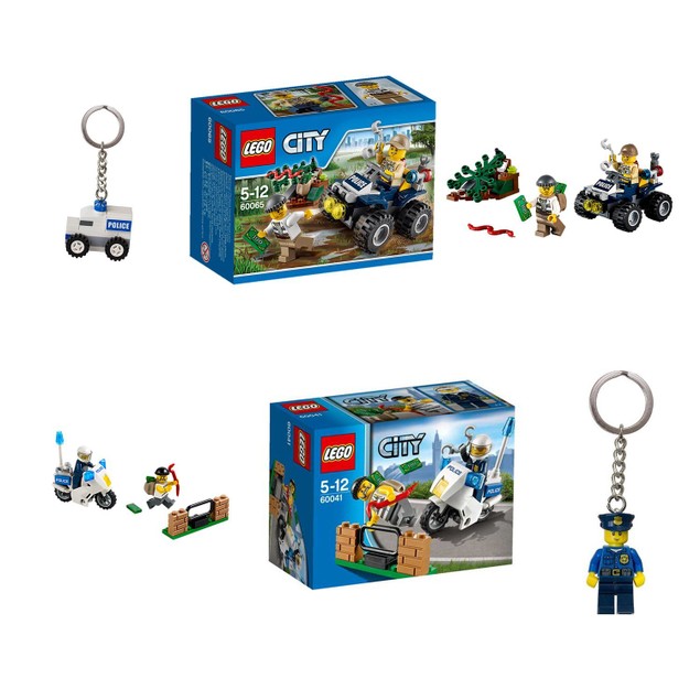 LEGO City Police Gift Pack -- Two sets and two key chains! - BelleChic