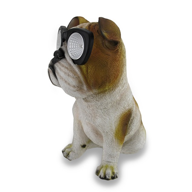 Bulldog <code>Solar Eyes</code> Solar Led Accent Light Outdoor Figurine Lights - Tanga Bulldog <code>Solar Eyes</code> Solar Led Accent Light Outdoor Figurine Lights - Tanga