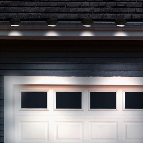4-Pack: Solar-Powered LED Outdoor Lights (Black Or White)