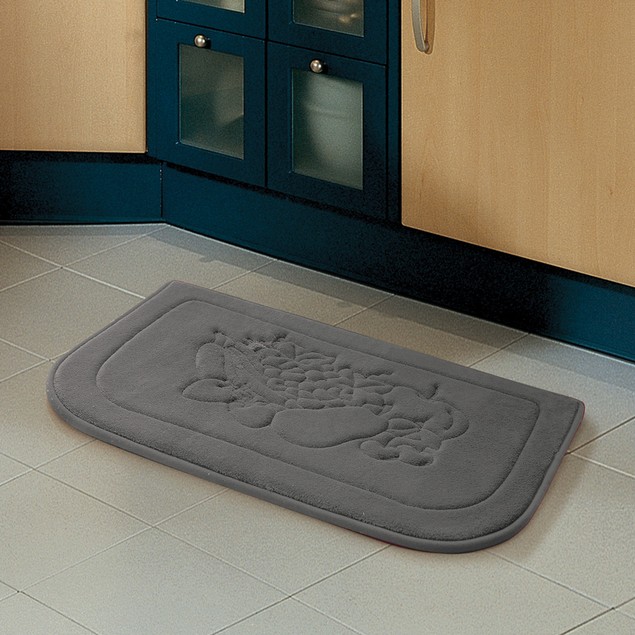 Embossed Chef Memory Foam 18x27 Kitchen Floor Mat