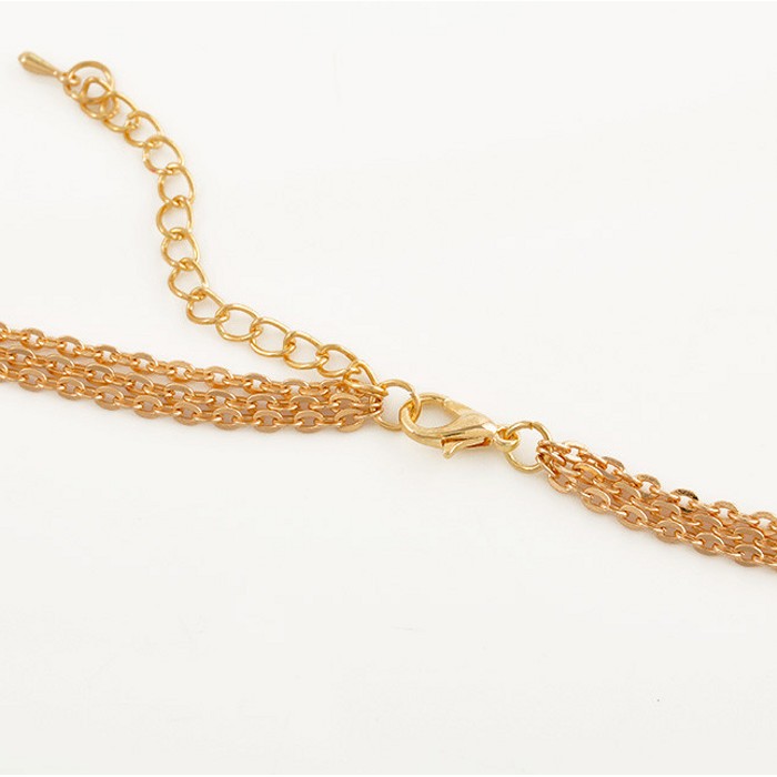 Rhinestone bar necklace Clearance