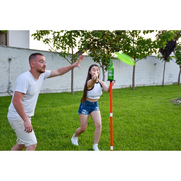 Backyard Game for Adults and Kids, Fun and Interactive Toss Frisbee Game