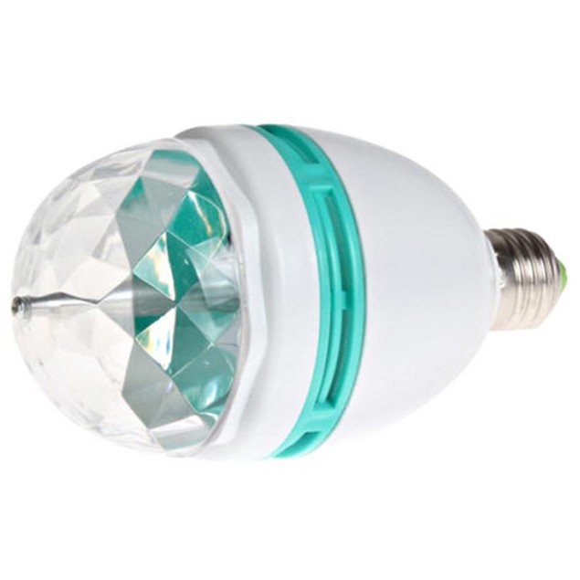 Vaas 3W Color LED Rotating Stage Light Bulb - Tanga