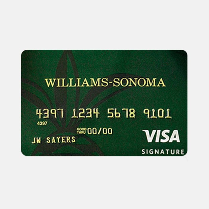 Williams-Sonoma Visa Signature Card: No Annual Fee & Free Shipping - Tanga Williams-Sonoma Visa Signature Card: No Annual Fee & Free Shipping - Tanga