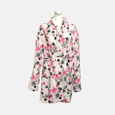 Totally Pink Stars Print Robe - Assorted Sizes - Tanga