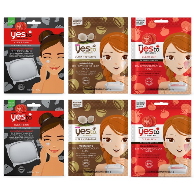 Mask Yes Yes To Mask Essential Mask Kit - 6 Total Masks - BelleChic