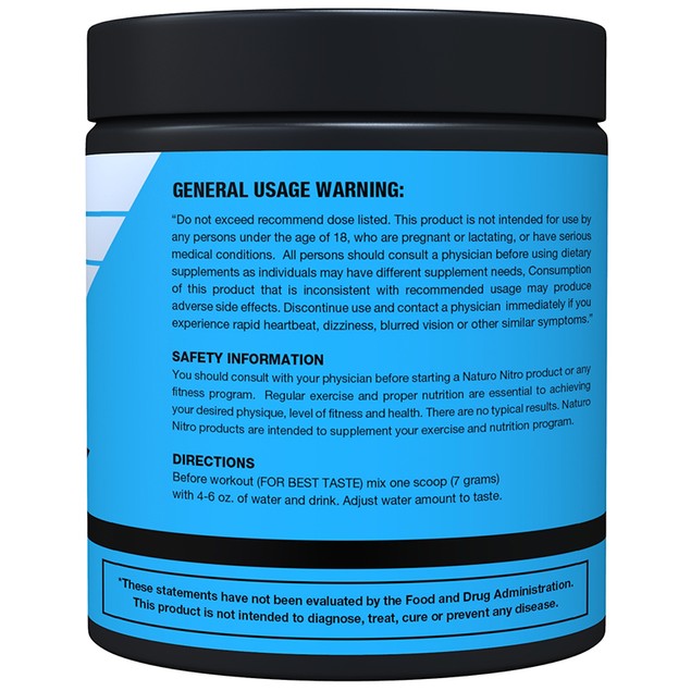 Naturo Nitro Pre-Workout Decimus, Energy Drink 28 Servings, Pink