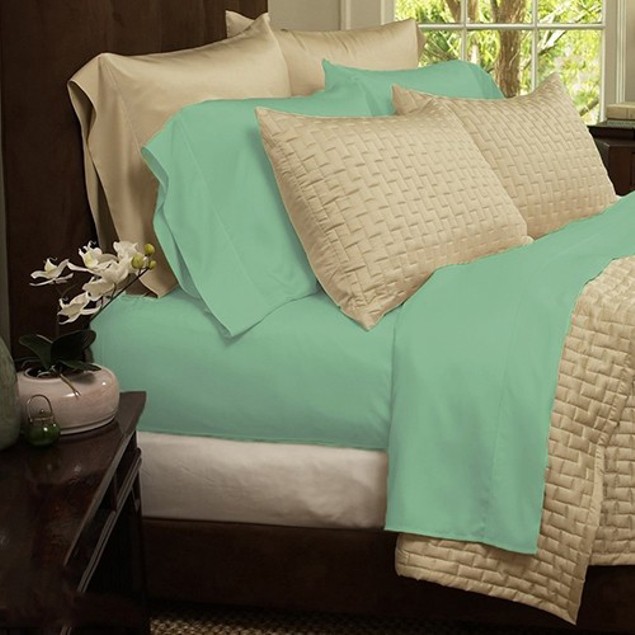 4 Piece: Super Soft 1800 Series Bamboo Fiber Bed Sheets