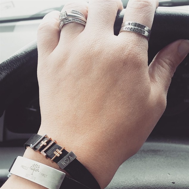 Custom Hand-Stamped Stacking Rings - BelleChic