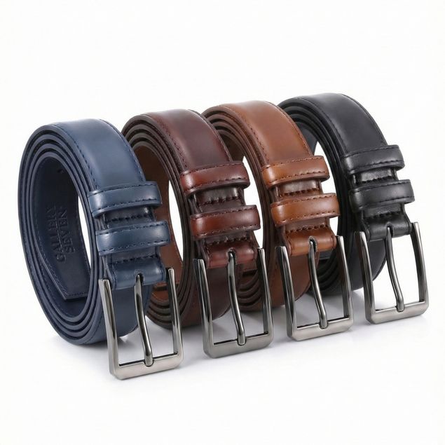 Men's Traditional Single Leather Belt - Tanga Men's Traditional Single Leather Belt - Tanga