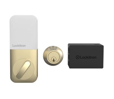 MiLock Bolt Smart Lock Powered by Lockitron, Including Bridge - Tanga